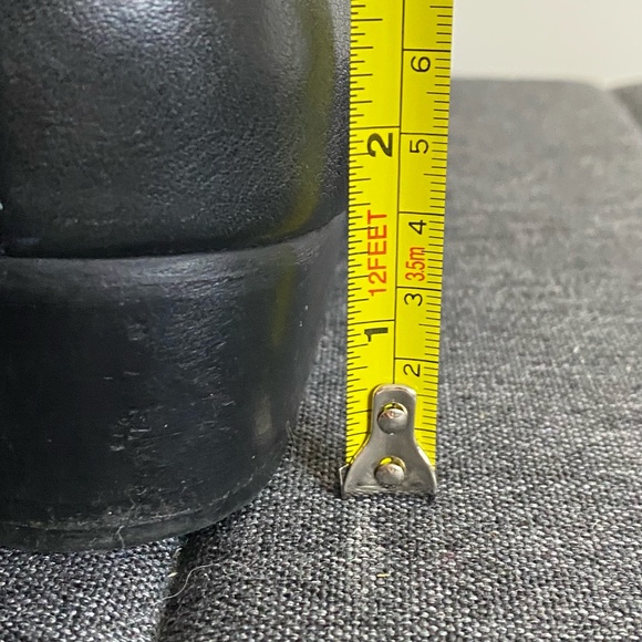 Seychelles Black Leather Cutout Stud Detail Casual Work Ankle Boot-Sz-10 - Picture 14 of 16